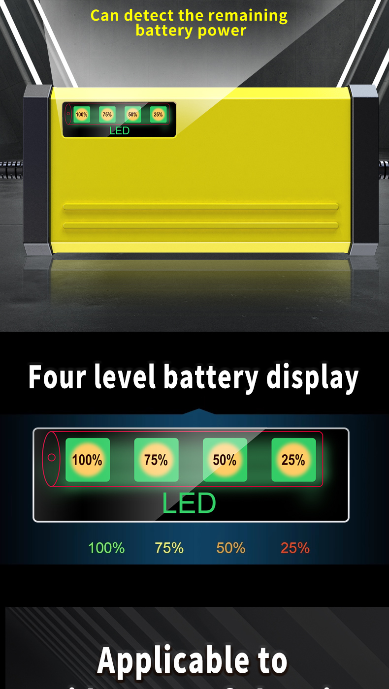 Factory Price Smart Automatic Car Battery Charger 12V 2A - Universal for Lead Acid/Gel/AGM/VRLA (Motorcycle/Car) Battery Charger