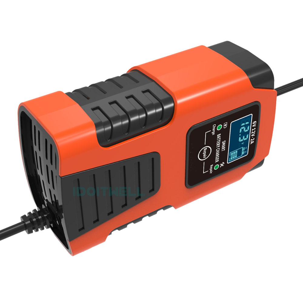 Universal Pulse Repair Car Battery Charger 6V 12V 2A  - Automatic Lead Acid Charger for Motorcycle & Toy Car Battery Charger