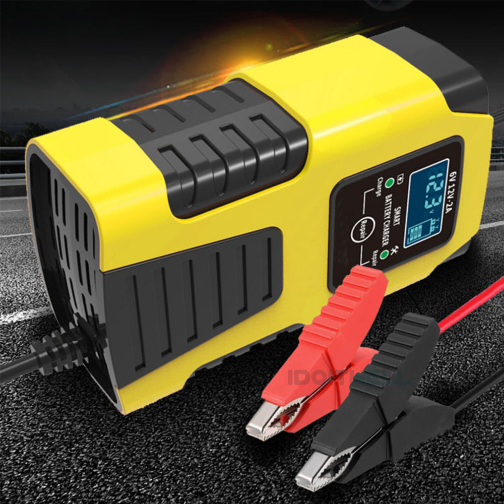 Universal Pulse Repair Car Battery Charger 6V 12V 2A  - Automatic Lead Acid Charger for Motorcycle & Toy Car Battery Charger
