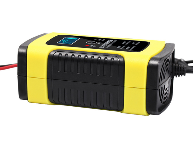 Portable 12V Battery Charger 12V 6A Smart Automatic Maintenance-free Deep Cycle Lead Acid Car Battery Charger with Pulse Repair