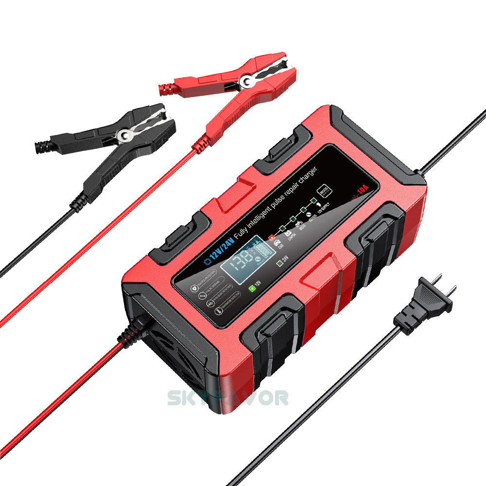 Trending Products 12v 24v Battery Charger 12v 24v Automatic GEL AGM EFB Lead Acid Battery Charger with 12 VOLT Power Supply