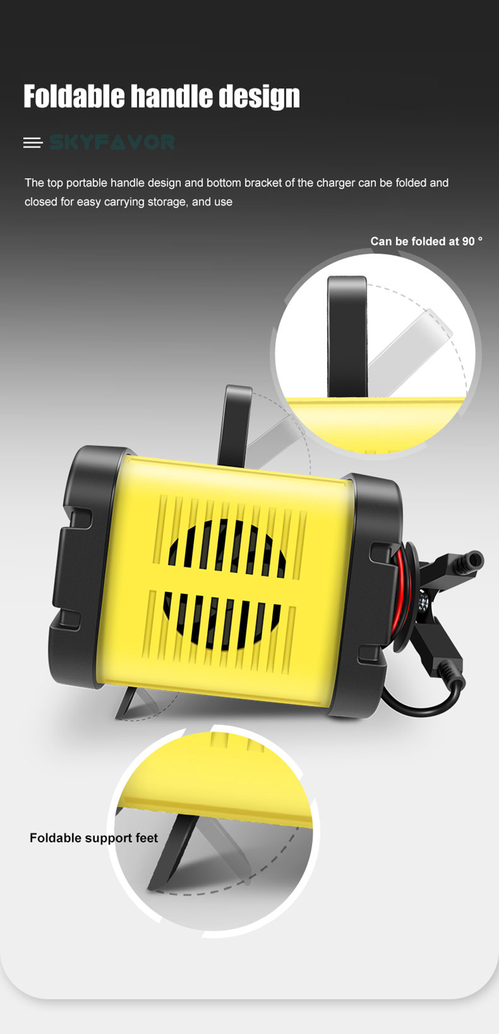 New Professional Automatic Car Battery Charger 12V 20A Battery Charger for Cars Boats Lifepo4 Lead Acid Intelligent for Car Boat