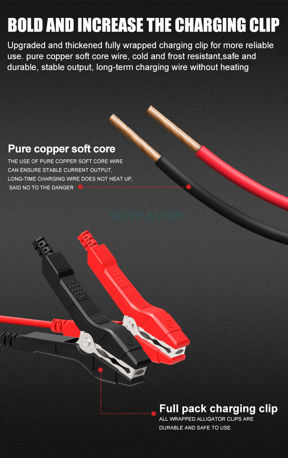 New Product12V 6A Automatic Car Battery Charger Automatic Maintenance Free Deep Cycle for Lead Acid 12V Motorcycle & Car Charger