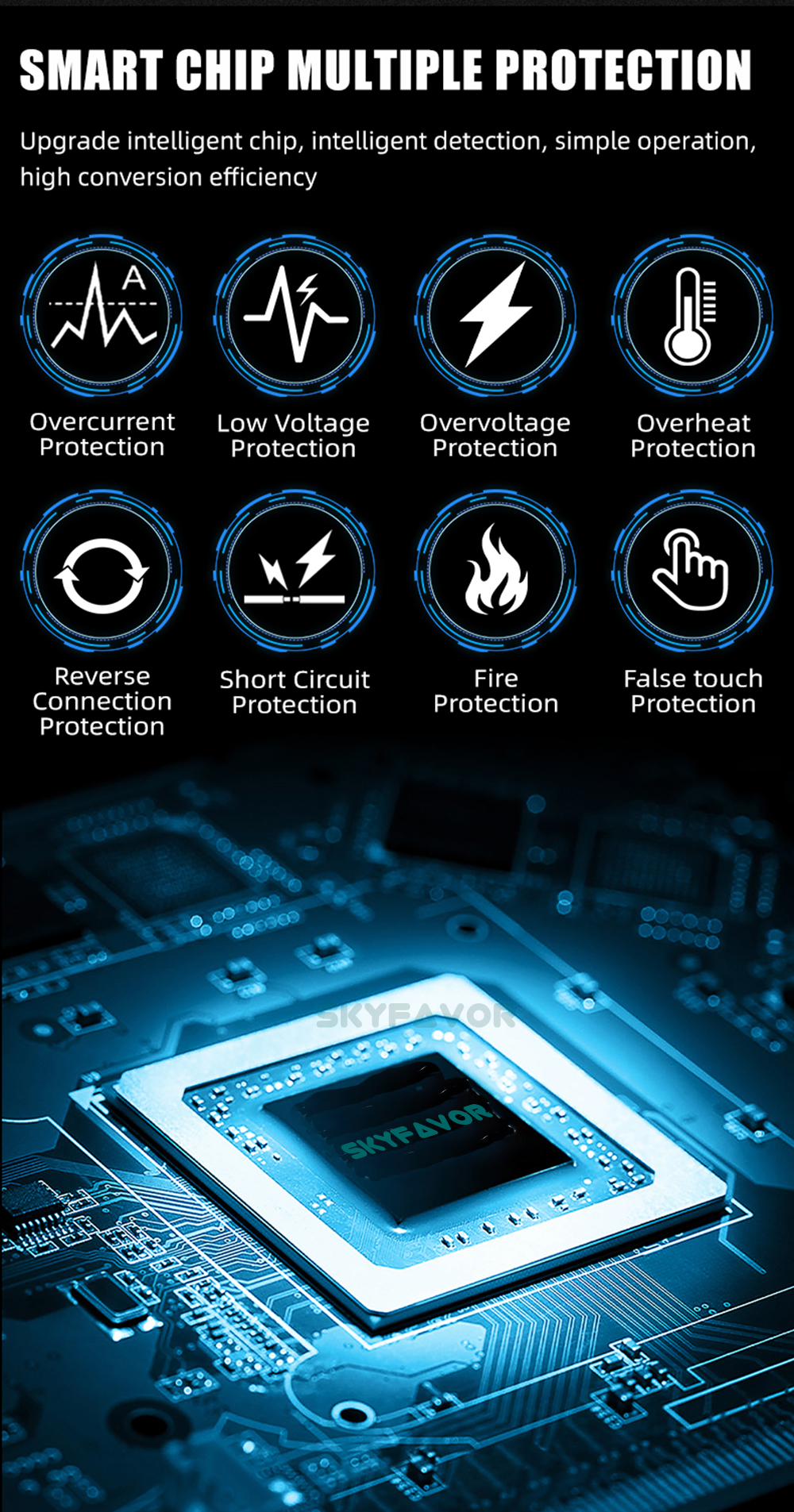 New Product12V 6A Automatic Car Battery Charger Automatic Maintenance Free Deep Cycle for Lead Acid 12V Motorcycle & Car Charger