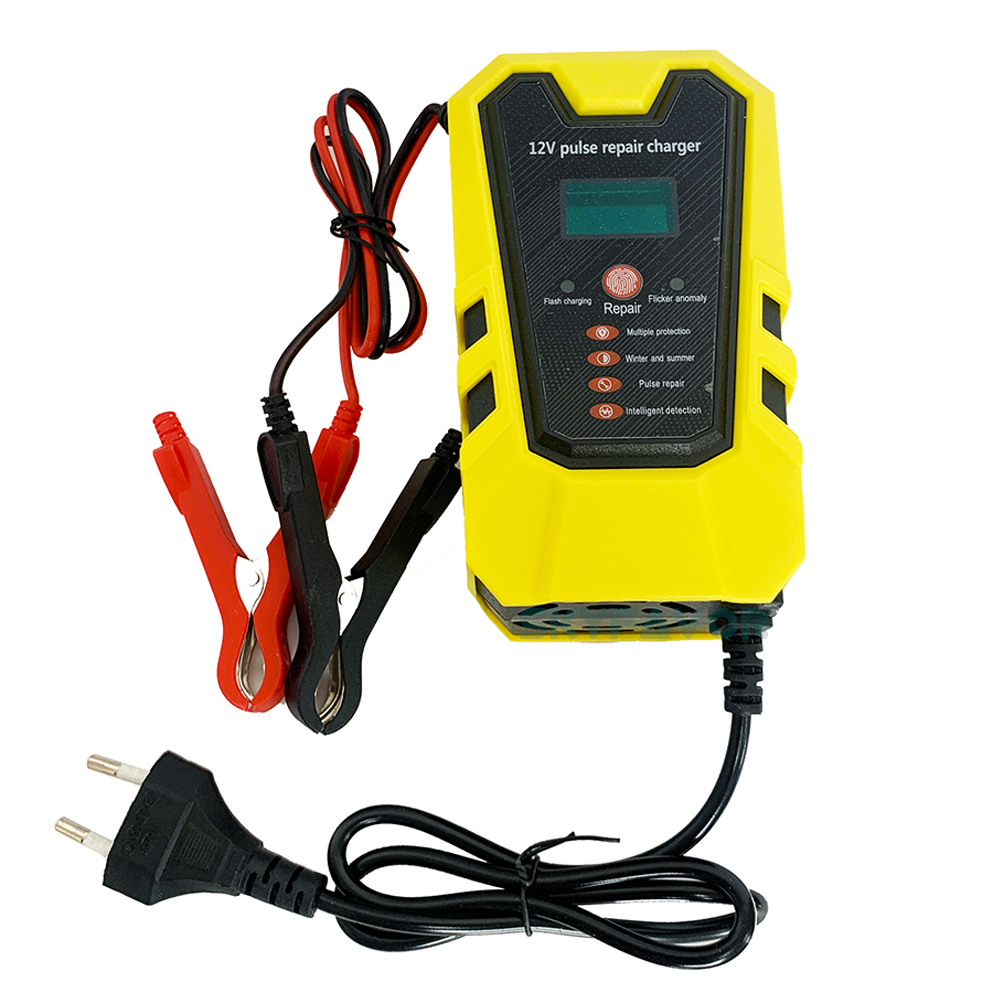 Best Selling Pulse Repair Battery Charger 12V 6A Automatic Fast Maintenance-free Deep Cycle Lead Acid Trickle Battery Charger
