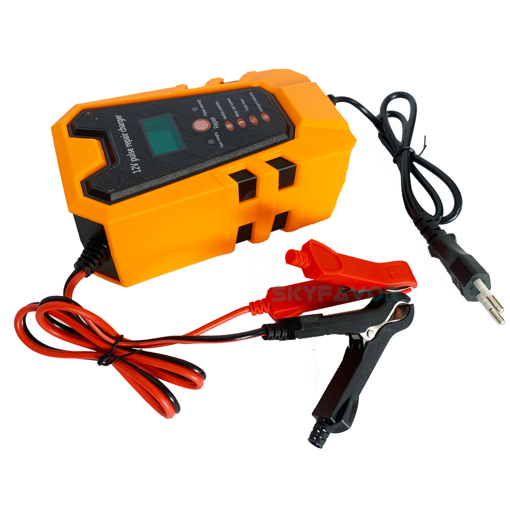 Best Selling Pulse Repair Battery Charger 12V 6A Automatic Fast Maintenance-free Deep Cycle Lead Acid Trickle Battery Charger
