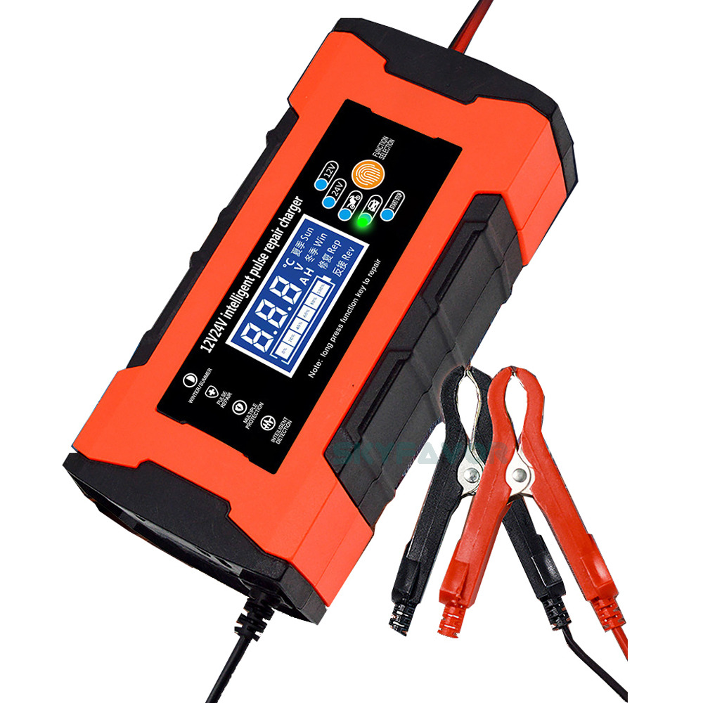 New Arrival Smart Automatic Car Battery Charger 12V 24V 5A Universal for Truck Car - Pulse Repair for Lead Acid Battery Charger