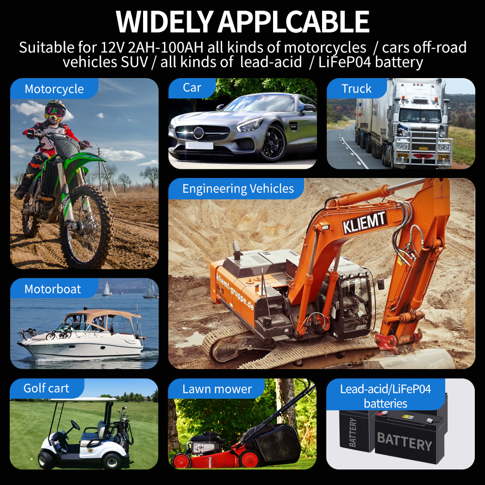 Trending Products 12V Battery Charger 12V 6A Power Automatic Supply Universal Lifepo4 Lead Acid Motorcycle Car Battery Charger