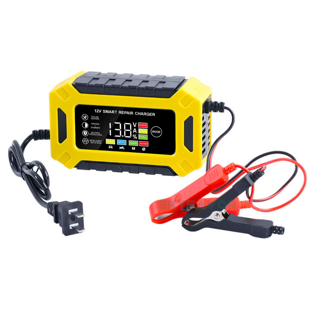 New Product Lead Acid Battery Charger 12V 6A New Arrival Lead Acid Gel Agm Smart Automatic Motorcycle Car Battery Charger