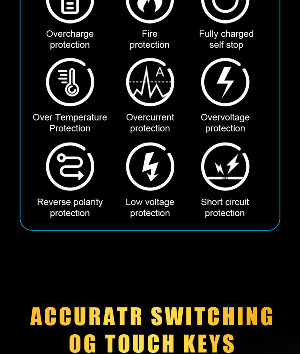 New Product Lead Acid Battery Charger 12V 6A New Arrival Lead Acid Gel Agm Smart Automatic Motorcycle Car Battery Charger
