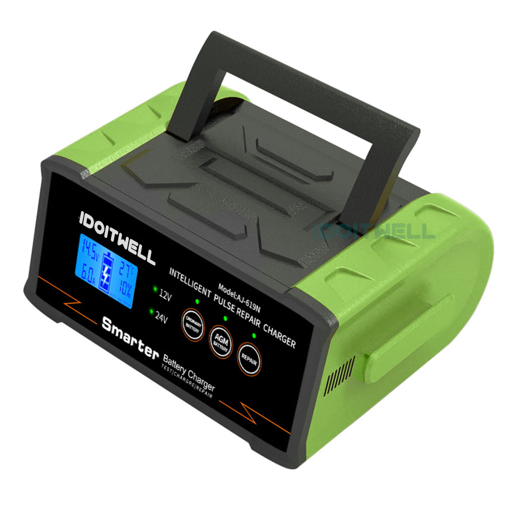 Professional Pulse Repair Lead Acid Battery Charger 12V 30A 24V 15A Universal Car Truck Motorcycle Boat Marine Battery Charger