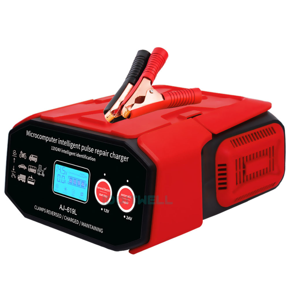 Automatic 12V/24V Lead Acid Battery Charger 12V 30A 24V 15A High Power Fast Car Truck Motorcycle Boat Marine Battery Charger