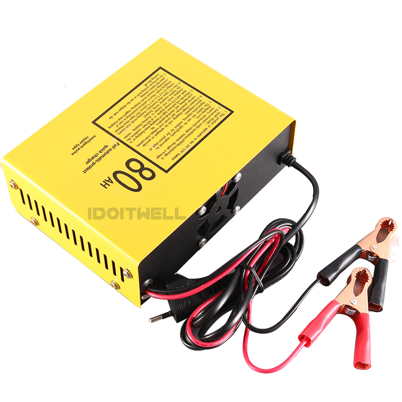 Automatic Fast 12V 6V Battery Charger 6V 5A 12V 8.5A Maintenance-free Lead Acid Battery Charger for Car Motorcycle Scooter