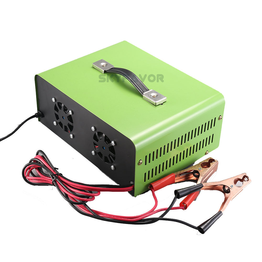 Newest Professional High Power Battery Charger 24V 30A 12V 50A Universal Automatic Lead Acid Rechargeable Pulse Battery Charger