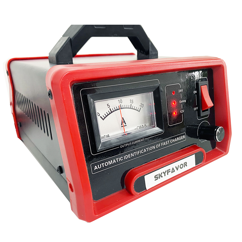 Adjustable Smart 12V 24V Battery Charger 12V 24V 10A Automatic Flooded Gel AGM Maintenance Free Deep Cycle Battery Charger