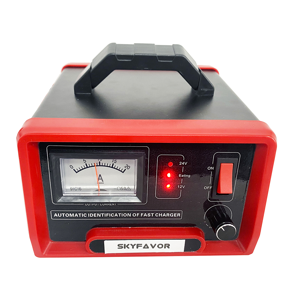 Adjustable Smart 12V 24V Battery Charger 12V 24V 10A Automatic Flooded Gel AGM Maintenance Free Deep Cycle Battery Charger