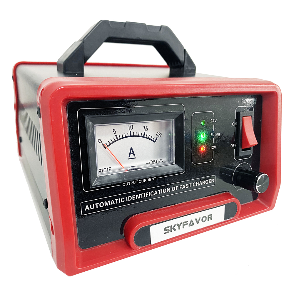 Adjustable Smart 12V 24V Battery Charger 12V 24V 10A Automatic Flooded Gel AGM Maintenance Free Deep Cycle Battery Charger