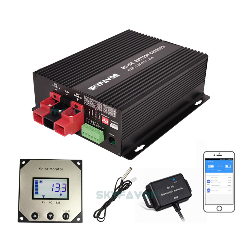 Best Seller New Arrival 12V 36V 22A DC to DC Smart Battery Charger Universal Board for RV VAN Electric Type