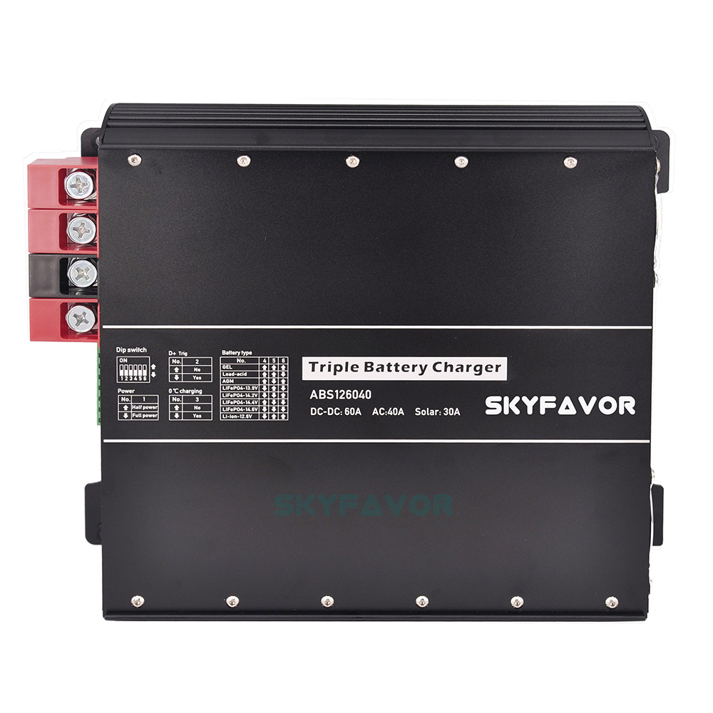 New Product 12V RV DC-DC Battery Charger 12V 30A AC DC 12V 20A Mppt Solar 20A Charger Automatic on Board RV Battery Charger