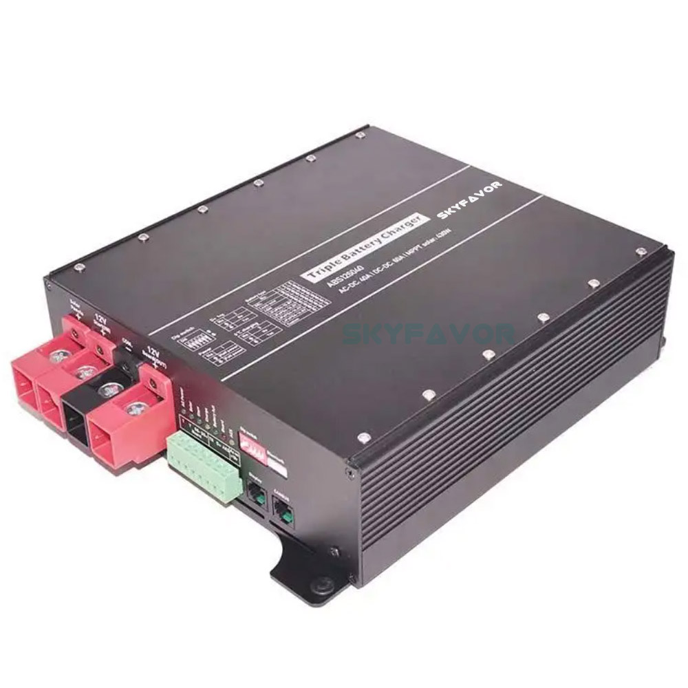 New Arrival 12V DC to DC Charger 12V 60A Multi Function on Board AC to DC 12V 40A and  MPPT Solar Charger 30A RV Battery Charger
