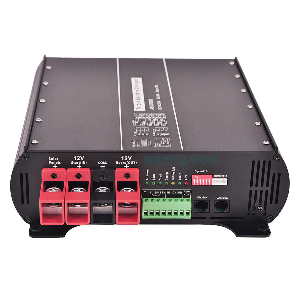 Trending 12V DC to DC Charger 12V 30A On-borad AC to DC 12V 20A Battery Charger and Solar MPPT Charger 20A for RV Ccmper Yacht