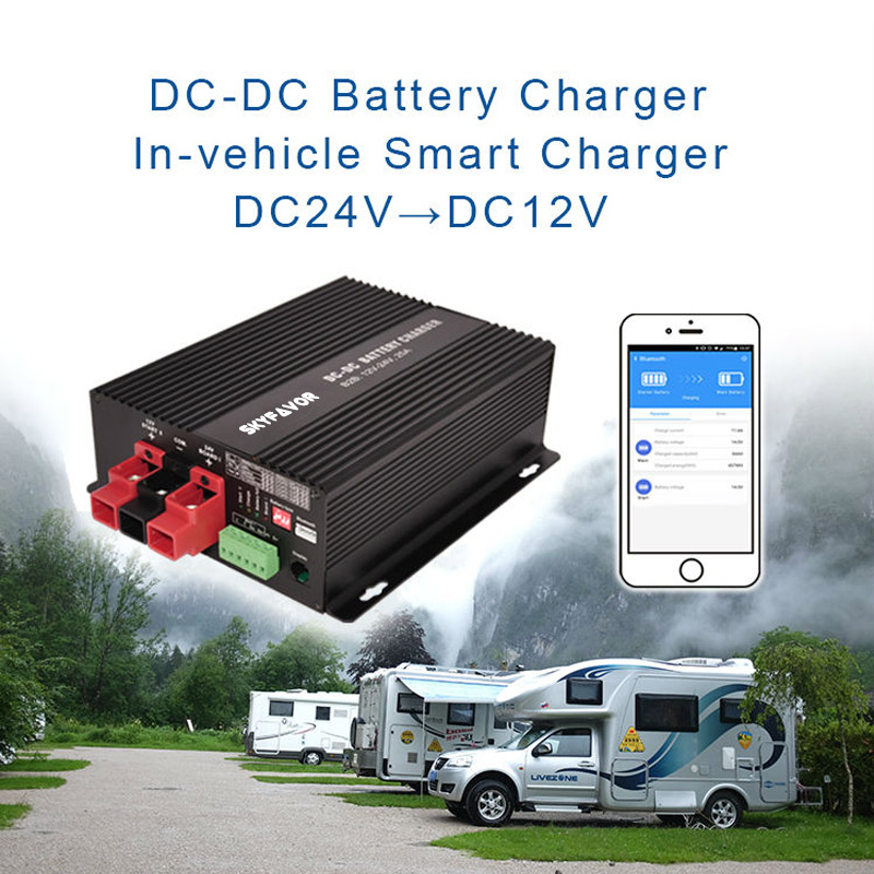 Trending New 24v to 12v Dc Charger 60A FAST Automatic Smart on Board Universal DC to DC Charger for RV Camper Trailer