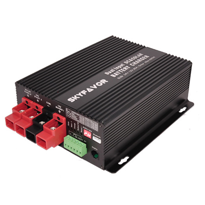 Best Selling Products DC to DC Charger 24V to 24V 45A on Board Auto Fast Smart Dual Input 30A MPPT Solar Battery Charger