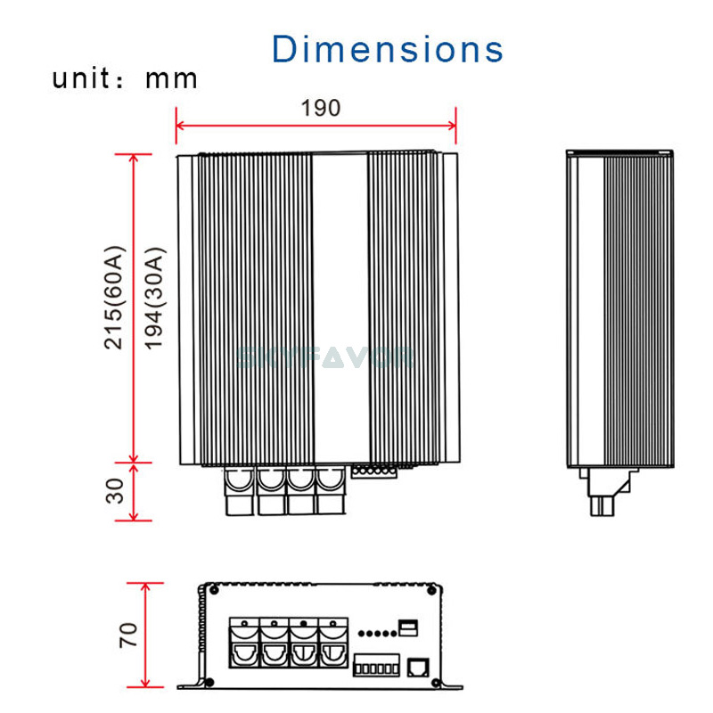 Best Selling Products DC to DC Charger 24V to 24V 45A on Board Auto Fast Smart Dual Input 30A MPPT Solar Battery Charger