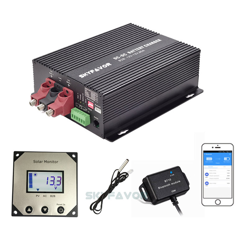 New Arrival DC to DC Charger 12V 30A Universal Automatic Fast Smart on Board Battery to Battery Charger 12V RV  Trailer Yacht