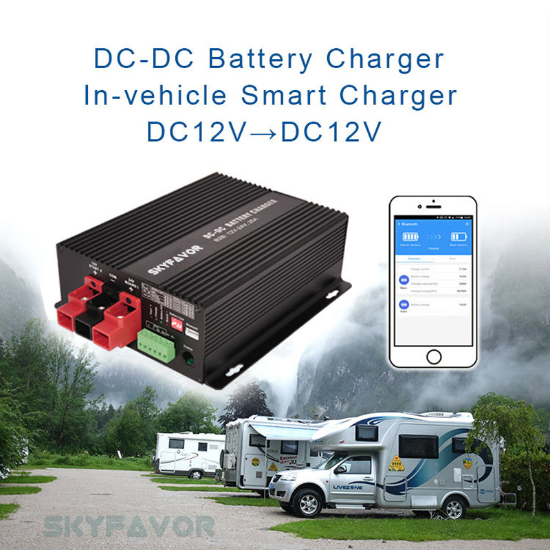 Hot Selling DC to DC Charger 12V 60A Fast on Board Universal Smart Automatic 12 Volt Battery to Battery Charger 12V RV