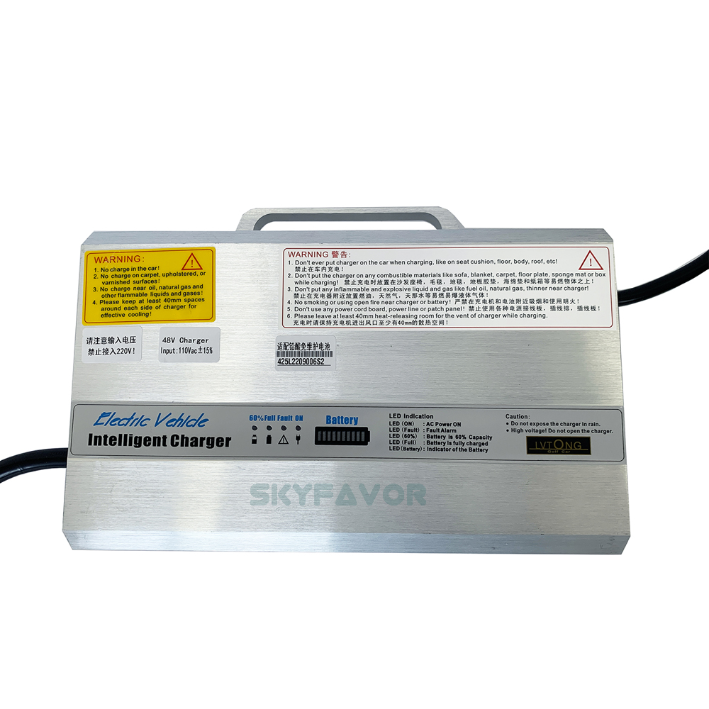 Professional 72V Golf Cart Charger 72V 16A Maintenance Free Lead Acid Battery Charger Y60 Connector Charger for 72V Golf Cart