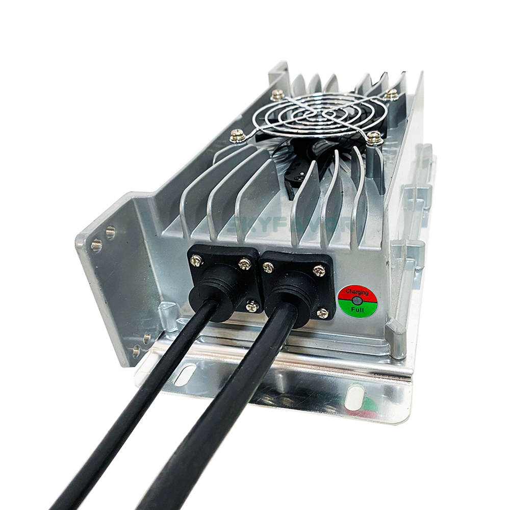 High Quality 48V Golf Cart Charger 48V 15A Automatic Fast Waterproof 110Vac to 48 Volt Lead Acid Battery Charger with Trickle