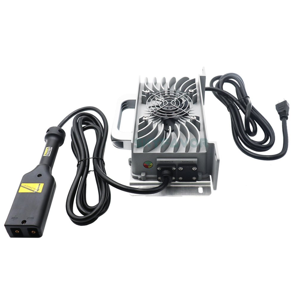 High Quality 48V Golf Cart Charger 48V 15A Automatic Fast Waterproof 110Vac to 48 Volt Lead Acid Battery Charger with Trickle