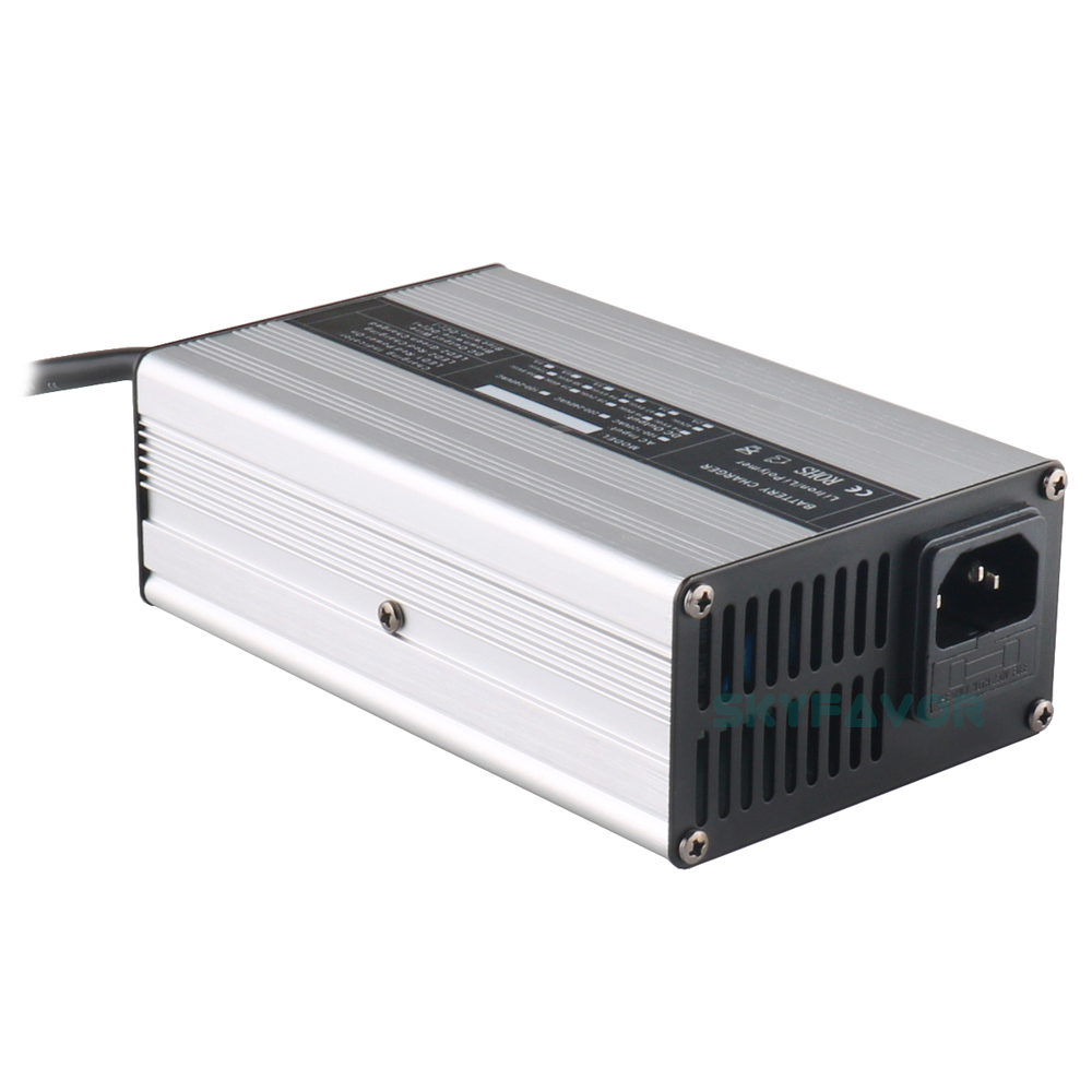 Fast Delivery 48V 10A Lihtium Battery 48 Volt Charger for 12S Li-ion Battery 50.4V Charger or 13V Li Ion Battery 54.6V Charger