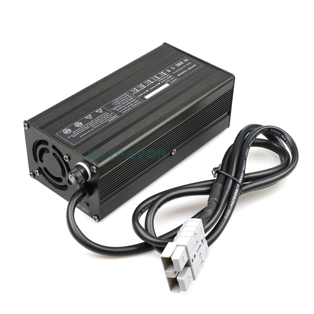 Fast Delivery 48V 10A Lihtium Battery 48 Volt Charger for 12S Li-ion Battery 50.4V Charger or 13V Li Ion Battery 54.6V Charger