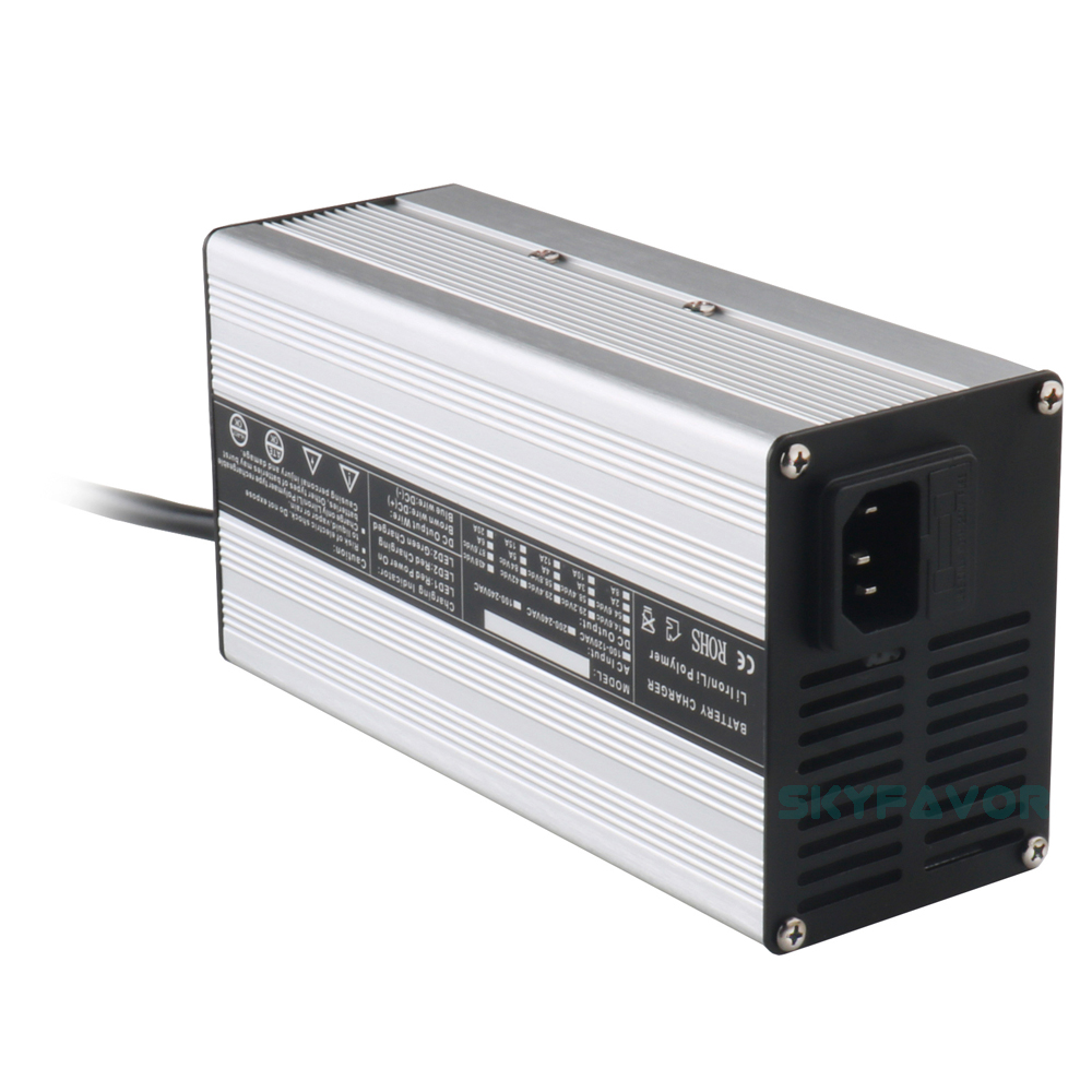 Fast Delivery 48V 10A Lihtium Battery 48 Volt Charger for 12S Li-ion Battery 50.4V Charger or 13V Li Ion Battery 54.6V Charger