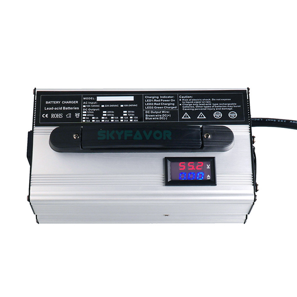 Automatic Fast 48V Golf Cart Charger 48V 15A Club Car Charger Lead Acid Battery Charger for Ez Go Club Car DS EZGO TXT GOLF CART