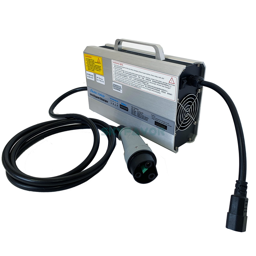 Maintenance Free Lead Acid Battery Charger 48V 25A Golf Cart Charger Y60 Connector for 48 Volt Tour Bus Car Electric Vehicle