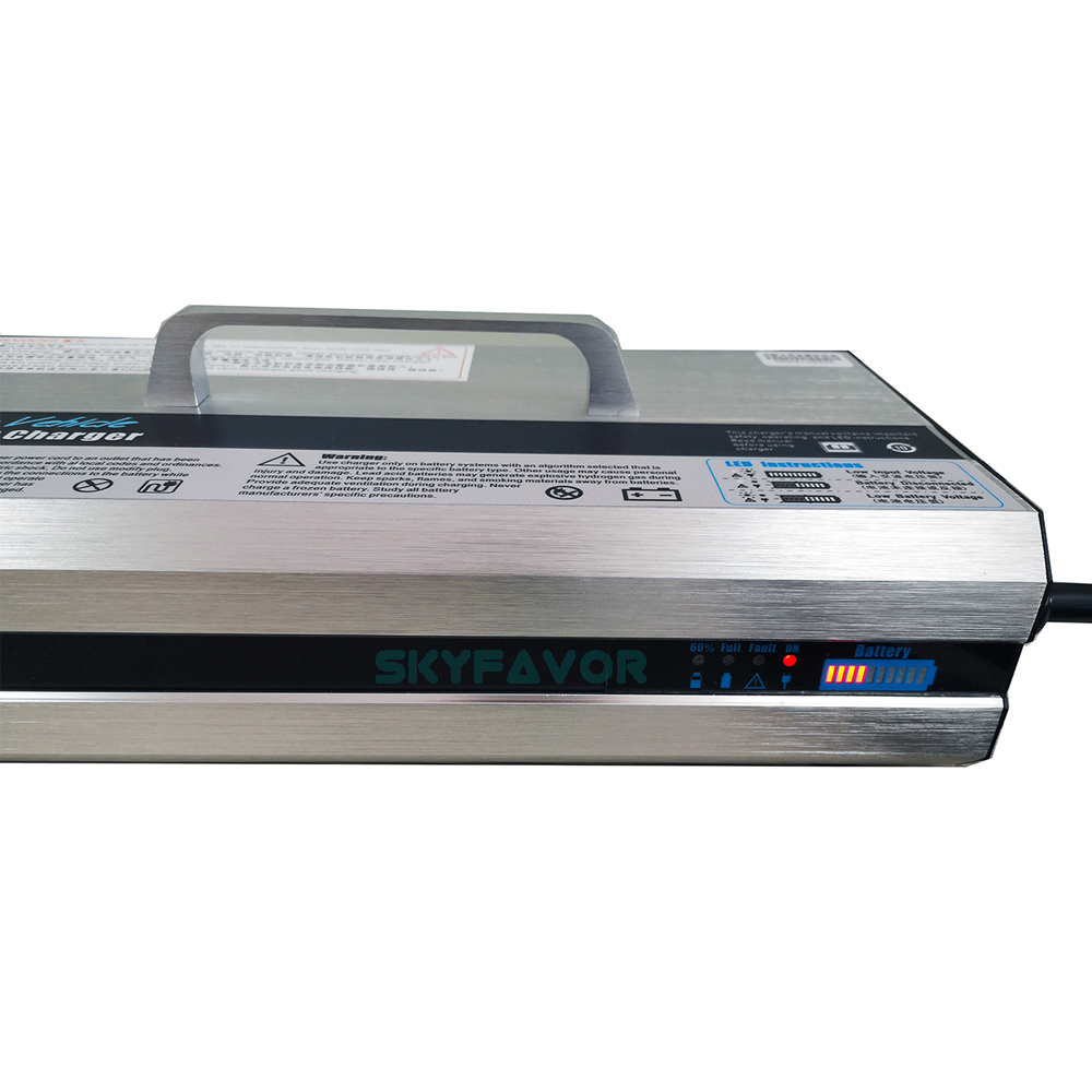 Automatic 72V Tour Bus Car Charger 72V 25A Smart Fast Maintenance Free Lead Acid Battery Charger for Golf Cart Electric Vehicle