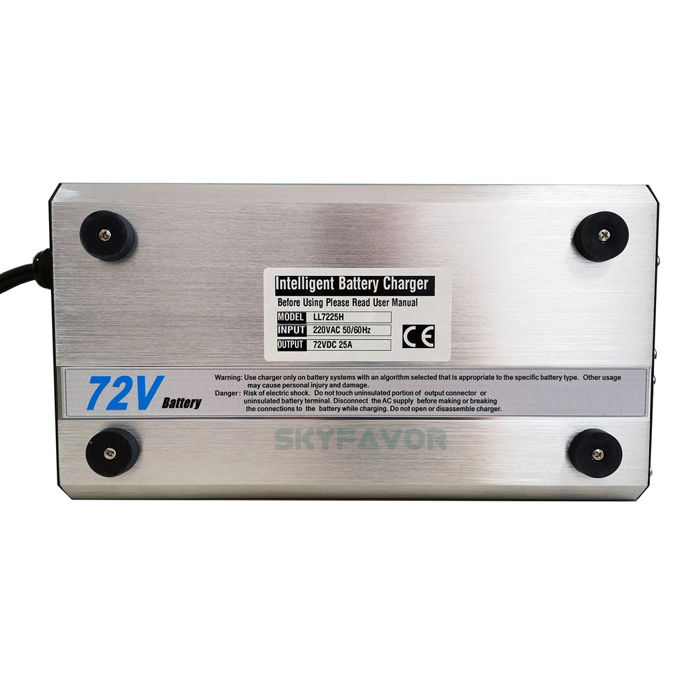 Automatic 72V Tour Bus Car Charger 72V 25A Smart Fast Maintenance Free Lead Acid Battery Charger for Golf Cart Electric Vehicle