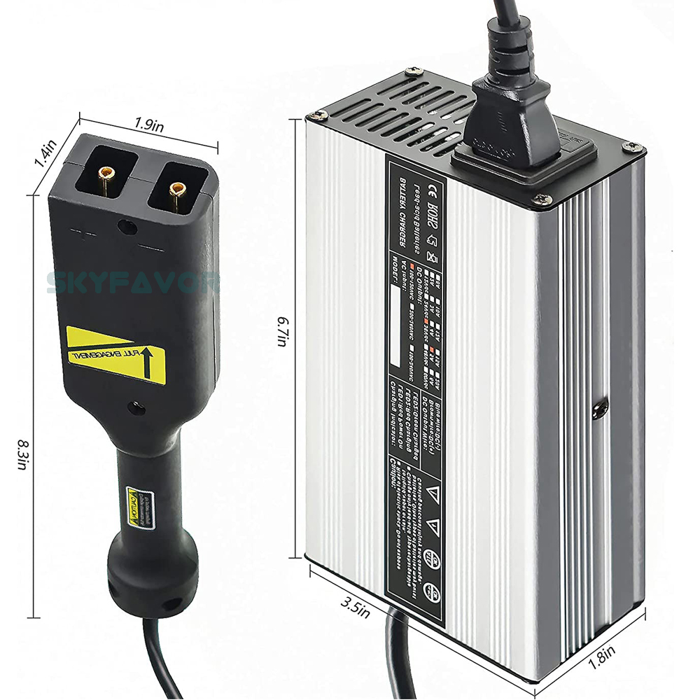 Professional Golf Cart 36V Battery Charger 36V 5A Lead Acid 36 Volt Battery Charger Replacement for EZGO TXT Medalist Golf Cart