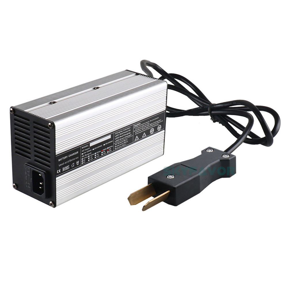 Automatic Smart 48V Golf Cart Battery Charger 48 Volt 8 Amp Fast Battery Charger for E-Z-GO RXV TXT Powerwise 3-Pin Connector