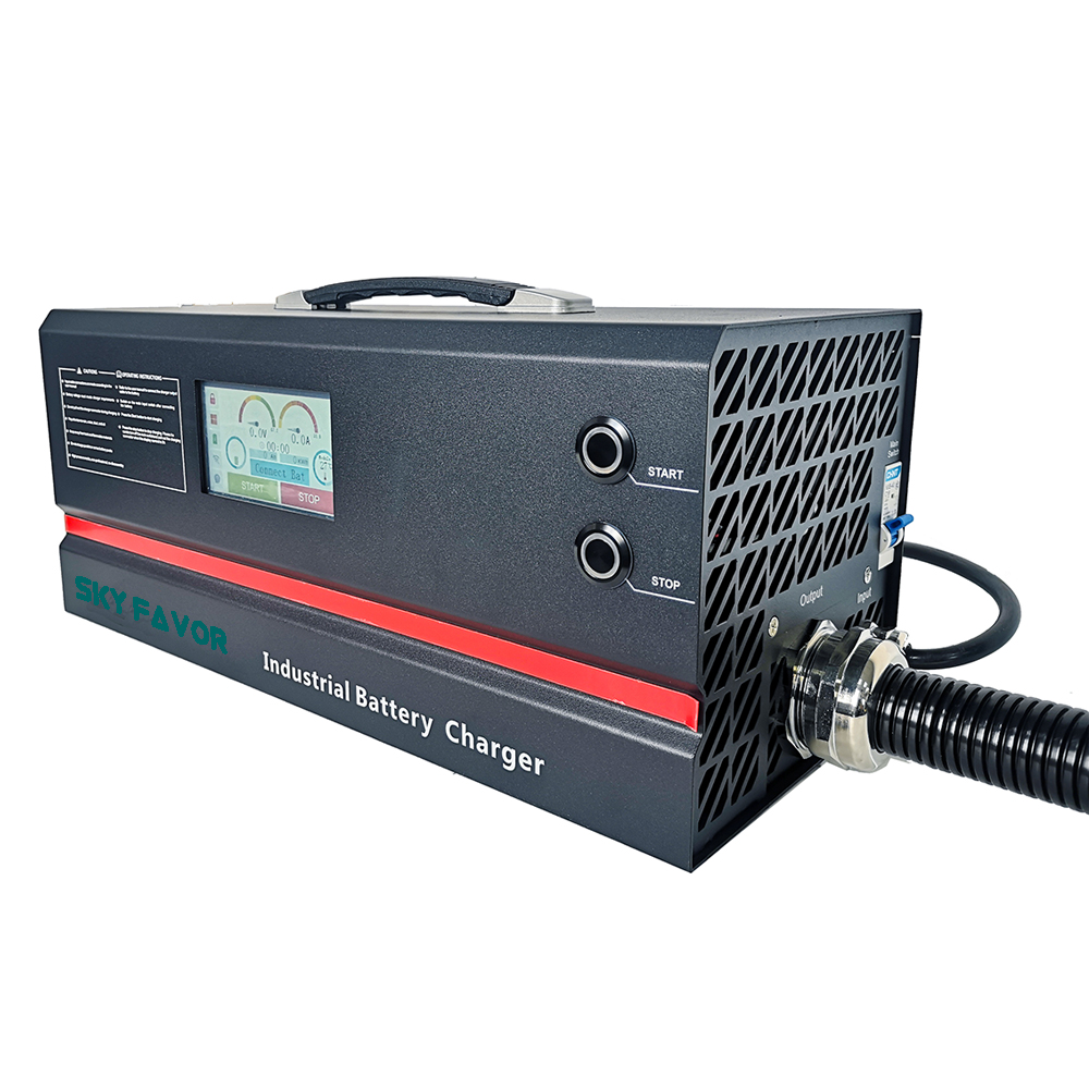Custom 60V 30A Automatic High Battery Charger Professional Electric FPC Can Bus Control 60V Battery Pack Charger 3000W Display