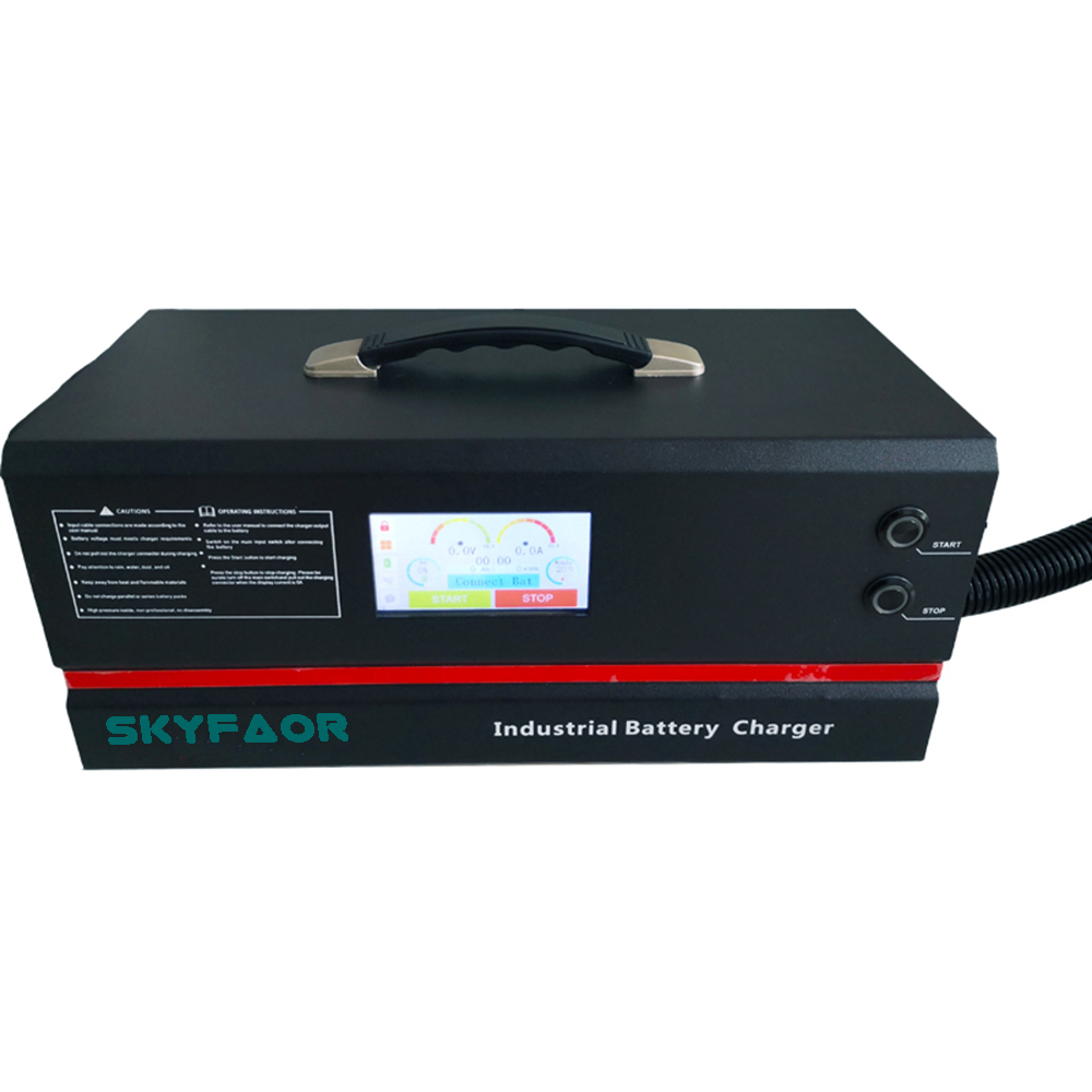 Custom 60V 30A Touch Screen Battery Charger Latest Adjustable Intelligent Charger for 60 Volt Li-ion Lifepo4 Lipo Electric