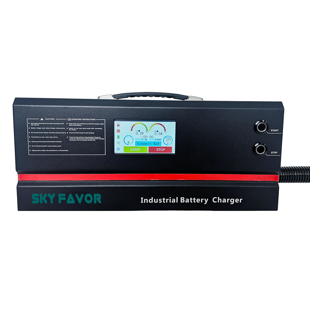 High Power 96V 20A Battery Charger Customized 96V Battery Charger Machine Automatic Can Bus Control PFC Charger with Lcd Display