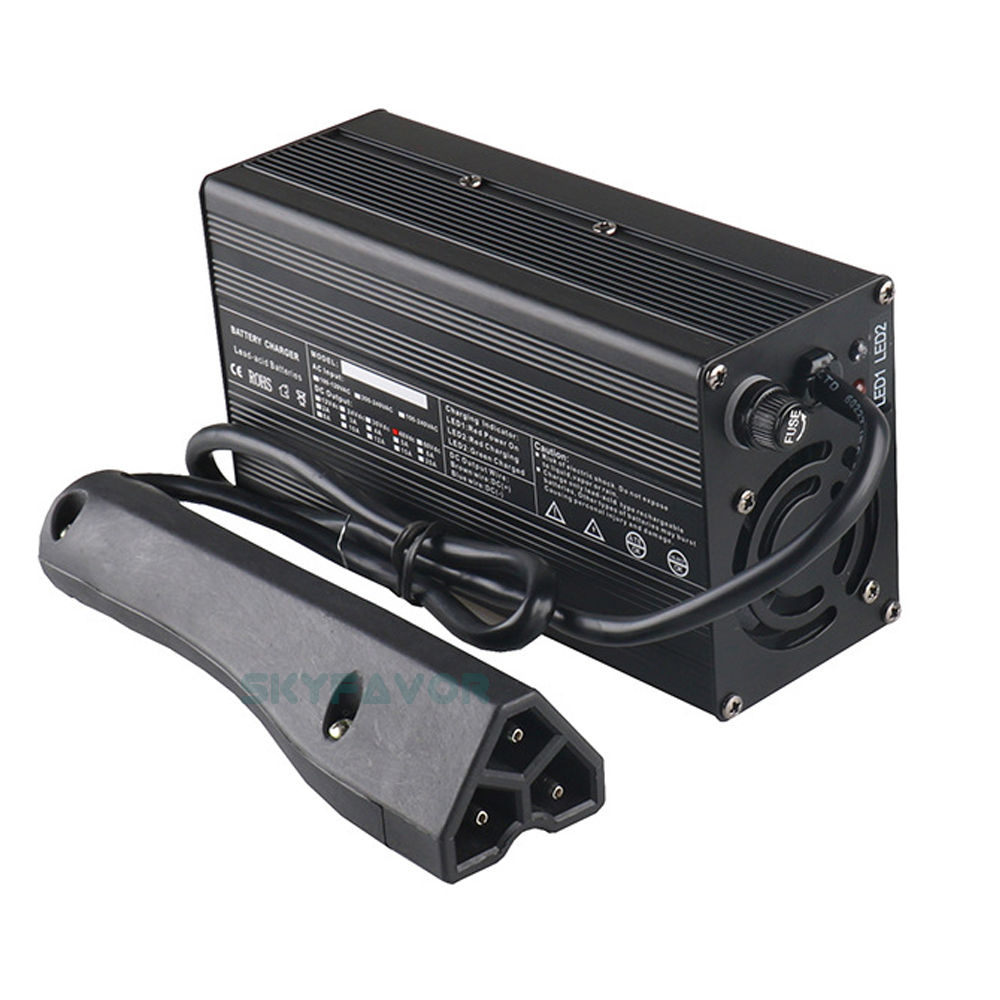 Custom Professional 48V 10A Lead Acid Battery Charger 58.8V 10A Golf Cart Charger for 48V yamaha Star Ez Go Club Car DS EZGO TXT