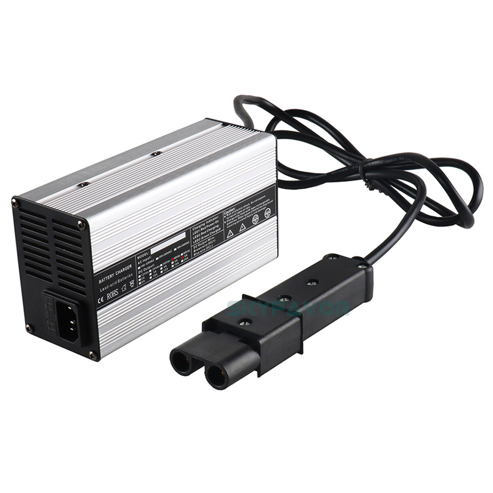 Intelligent 48V 6A Lithium Battery Cherger 54.6V 6A Golf Cart Charger Tour Bus 13S 48 Volt Li-ion Battery Charger with CE RHOS