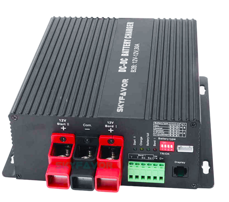 On Board Dc to Dc Battery Charger 24Vdc to 12Vdc 60A Universal Fast Automatic Camper Trailer Yacht 4WD RV Battery Charger