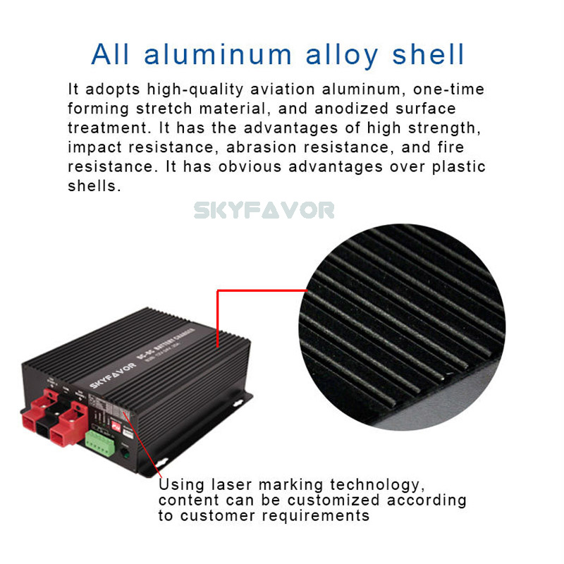On Board Dc to Dc Battery Charger 24Vdc to 12Vdc 60A Universal Fast Automatic Camper Trailer Yacht 4WD RV Battery Charger