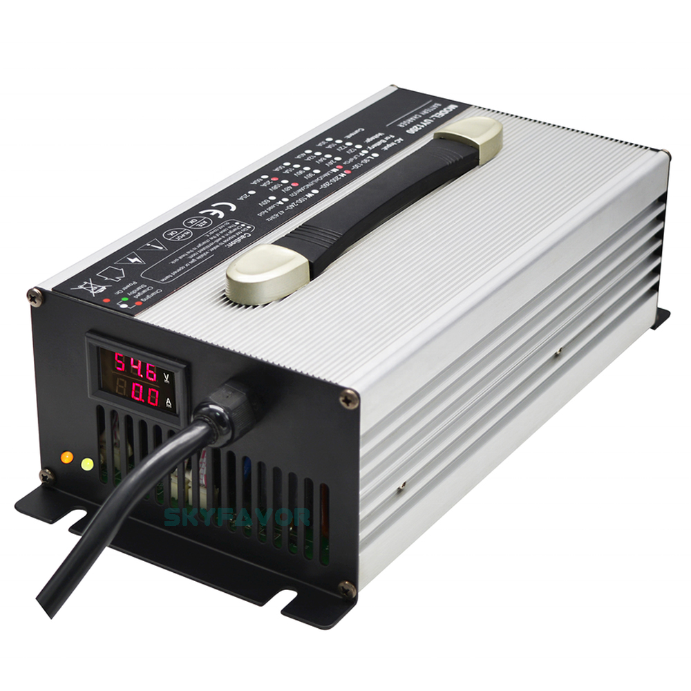 Professional Intelligent 12V 50a Battery Charger Fast Automatic 12 Volt Lifepo4 Battery Charger 50A Amp for 12v Lifepo4 Battery